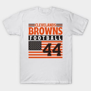 Cleveland Browns 1944 American Flag Football T-Shirt